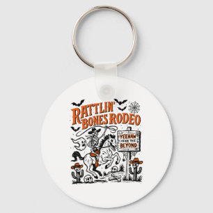 Porte-clés Rattlin' Bone Rodeo Western Cowboy Halloween Spook