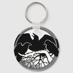 Porte-clés Raven Art Porte - clé Faune Crow / Raven Cadeaux