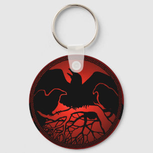 Porte-clés Raven Art Porte - clé Faune Crow / Raven Cadeaux