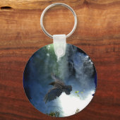 Porte-clés RAVEN & WATER FALL Nature Cadeaux (Recto)