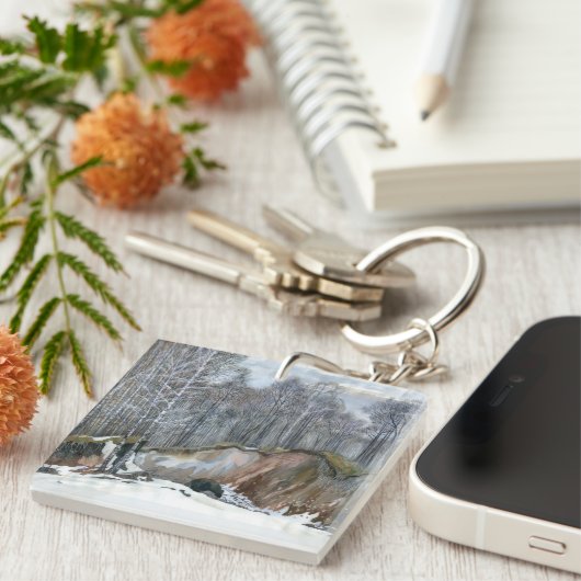 Porte-clés Ravin neigeux (Devant Droit)