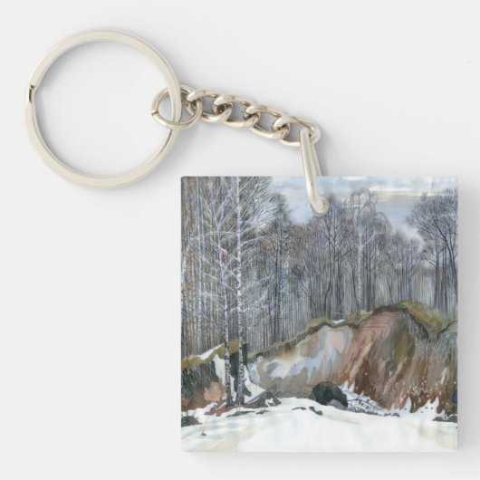 Porte-clés Ravin neigeux (Devant)