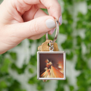 Porte-clés Rayons solaires Abstraits