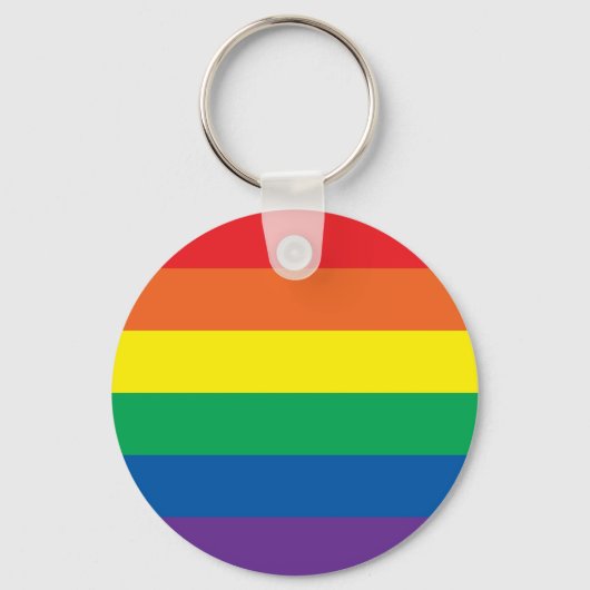 Porte-clés Rayures arc-en-ciel (Recto)