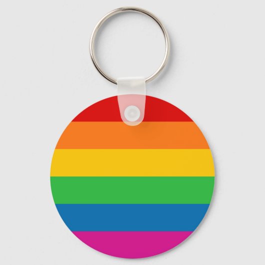 Porte-clés Rayures arc-en-ciel (Recto)