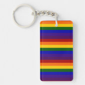 Porte-clés Rayures arc-en-ciel (Devant)
