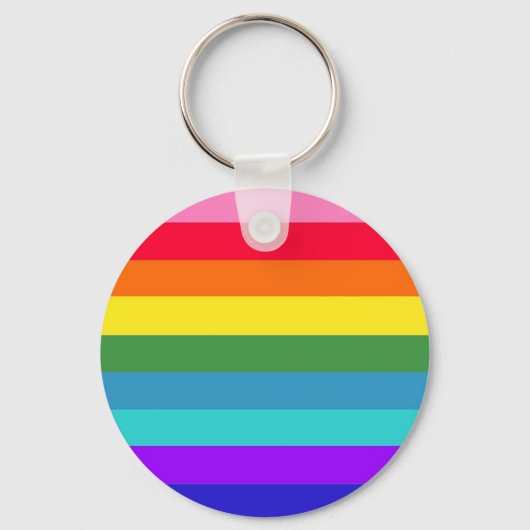 Porte-clés Rayures arc-en-ciel (Recto)