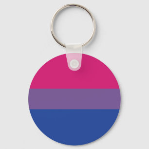 Porte-clés Rayures bisexuelles de la conception de drapeau