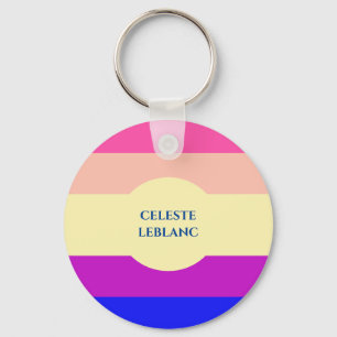 Porte-clés Rayures Colorées Brillantes-Été-