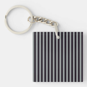 Porte-clés rayures de jaguar gris