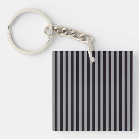 Porte-clés rayures de jaguar gris (Devant)