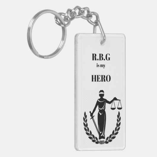 Porte-clés RBG est mon héros (Devant gauche)