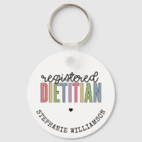 RD multicolore de diététiste enregistré sur mesure