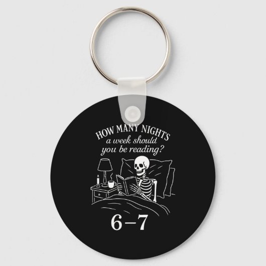 Porte-clés Reading 67 Meme Englieacher Funny 67 Book Lover Hu (Recto)