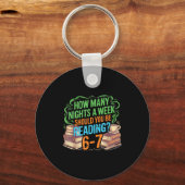 Porte-clés Reading 67 Meme Englieacher Funny 67 Librarian  (Recto)