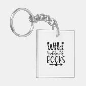 Porte-clés Reading Art Wild About Books (Devant gauche)
