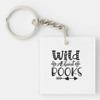 Porte-clés Reading Art Wild About Books
