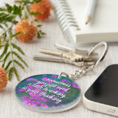 Porte-clés réajuster votre chaîne de clés à 2 faces (Devant droit)