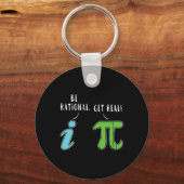 Porte-clés Real Be Rational Funny Math Mème Math Math Nerd Jo (Recto)