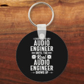Porte-clés Real O Engineer Sound Engineering Funny Quote (Recto)