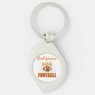 Porte-clés Real Women Watch Football - Citations De Football 