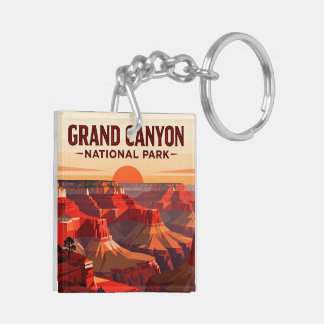 Porte-clés Réalisation de la randonnée Grand Canyon Rim to Ri