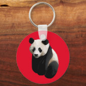 Porte-clés Realistic Panda Red Keychain (Recto)