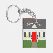 Porte-clés Réaltor Bienvenue Accueil Cute Nouveau Accueil Por (Devant gauche)