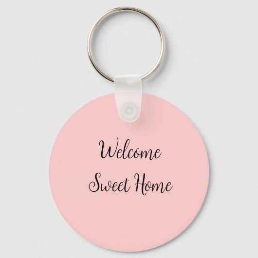 Porte-clés Realtor bienvenue maison chauffage ajouter votre n (Recto)