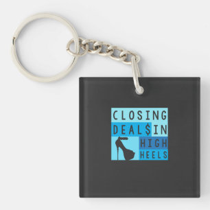 Porte-clés Realtor - Clôture D'Offres En Talons Élevés