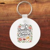 Porte-clés Realtor Realtors Need Closure  (Recto)