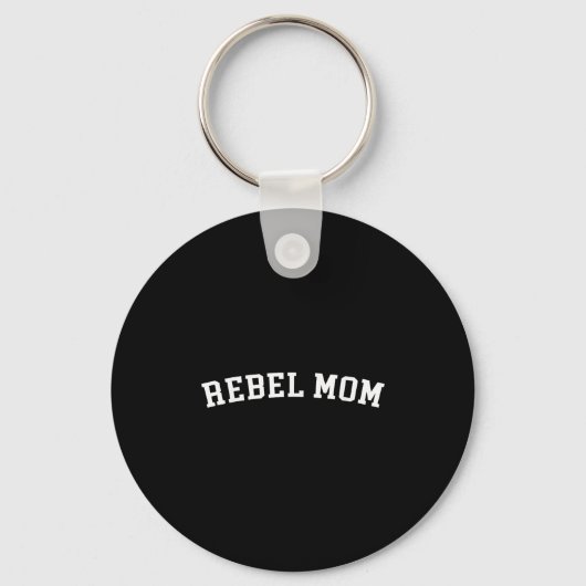 Porte-clés Rebel Mom (Recto)