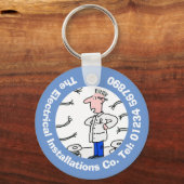 Porte-clés Recâblage électrique et réparations électriques (Verso)