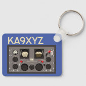 Porte-clés Récepteur radio classique Hammarlund SP-600Radio (Recto)