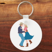 Porte-clés Réception De Mariage De L'Ouest décontracté (Recto)