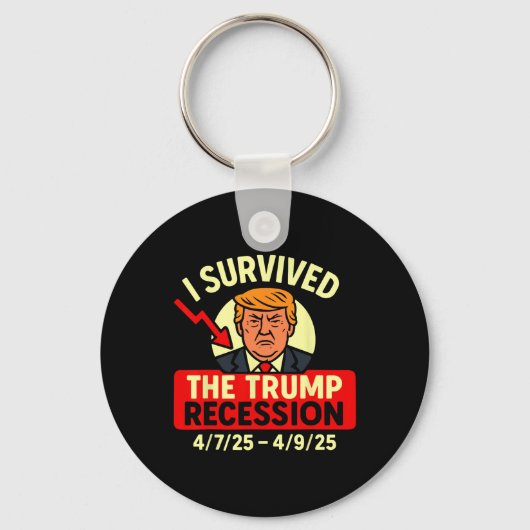Porte-clés Récession de Trump (Recto)