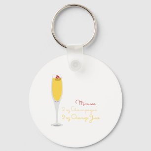 Porte-clés Recette Mimosa