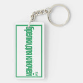 Porte-clés Réchauffement de la maison (Dos)