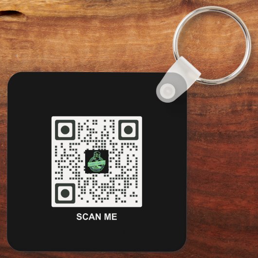 Porte-clés Recherche de Porte - clé de code QR Vérité (Verso)