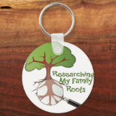 Porte-clés Recherche sur les racines de ma famille (Recto)