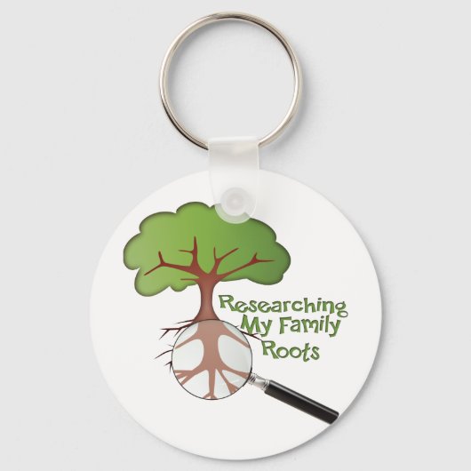 Porte-clés Recherche sur les racines de ma famille (Recto)