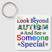 Porte-clés Rechercher au-delà de l'AUTISME (Recto)