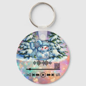 Porte-clés Rechercher, Porte - clé de Noël blanc (Recto)