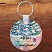 Porte-clés Rechercher, Porte - clé de Noël blanc (Verso)