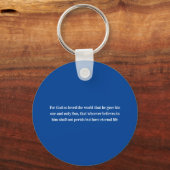 Porte-clés Récompense de réalisation de verset de mémoire de (Verso)