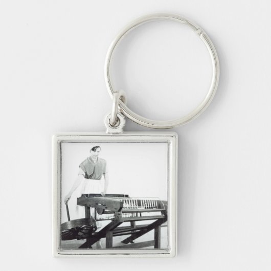 Porte-clés Reconstruction de Jenny de rotation de Hargreaves (Devant)