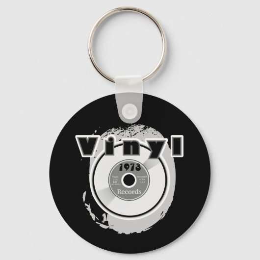 Porte-clés Record VINYL 45 tr/min 1973 (Recto)