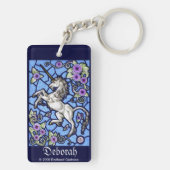 Porte-clés Rectangle acrylique Porte - clé Virginsnowe (Dos)