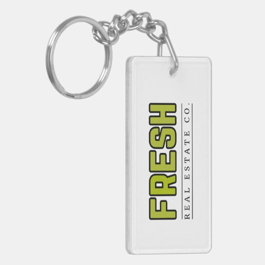 Porte-clés rectangle FRESH (Devant gauche)