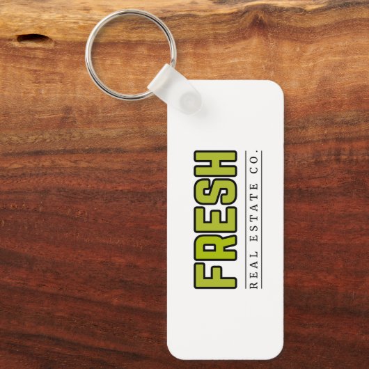 Porte-clés rectangle FRESH (Recto)